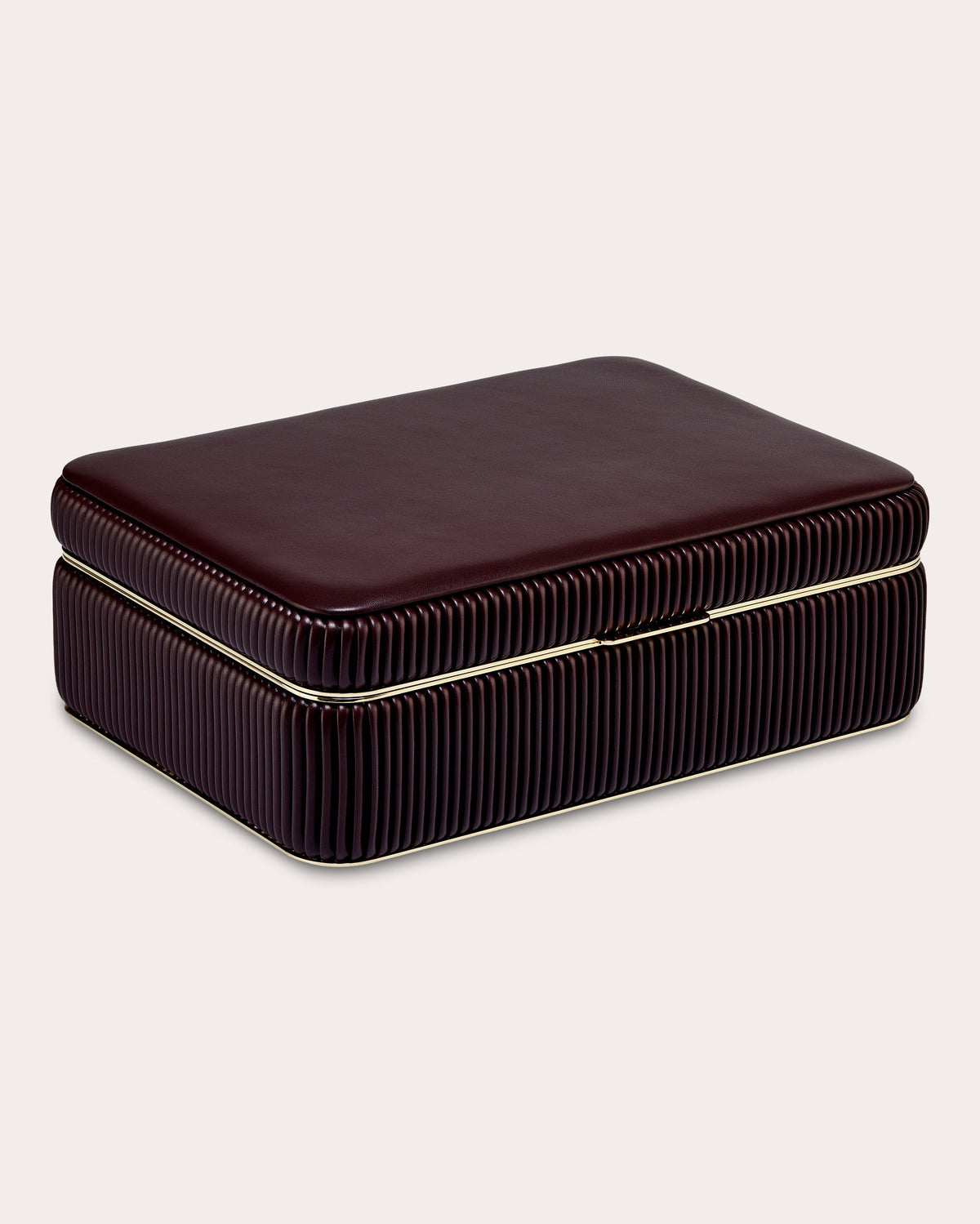 Bella Pleated Medium Jewelry Box