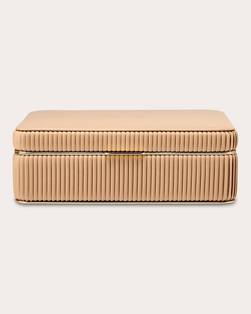 Bella Pleated Medium Jewelry Box