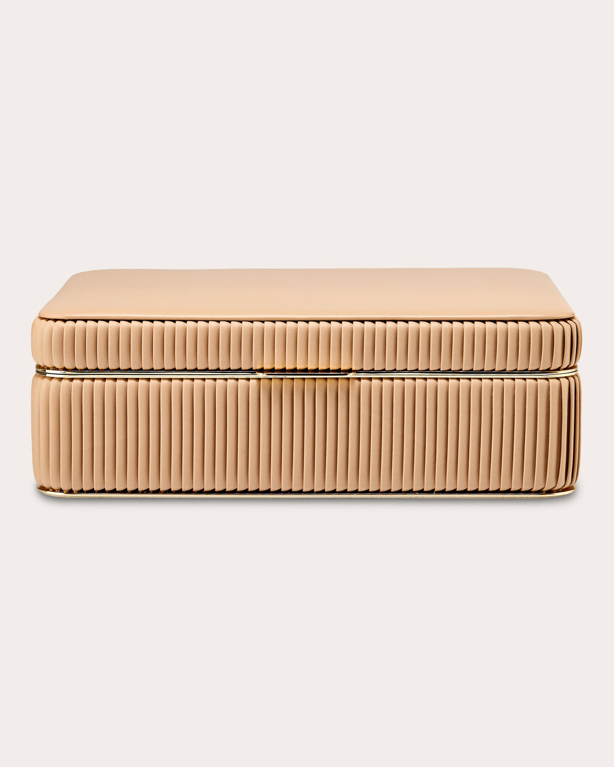 Bella Pleated Medium Jewelry Box