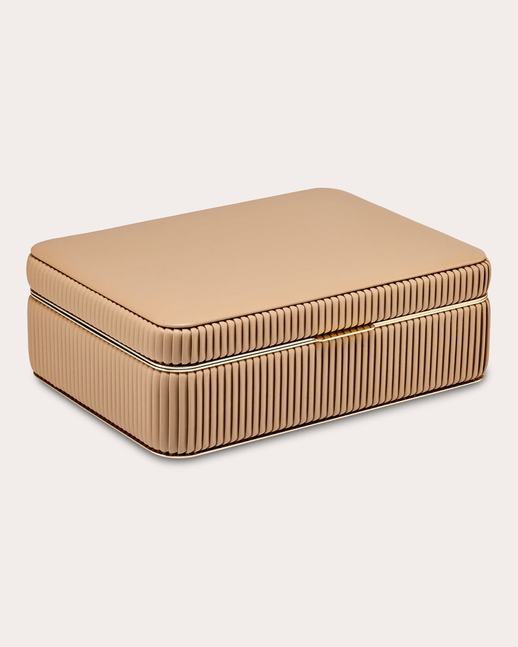 Bella Pleated Medium Jewelry Box