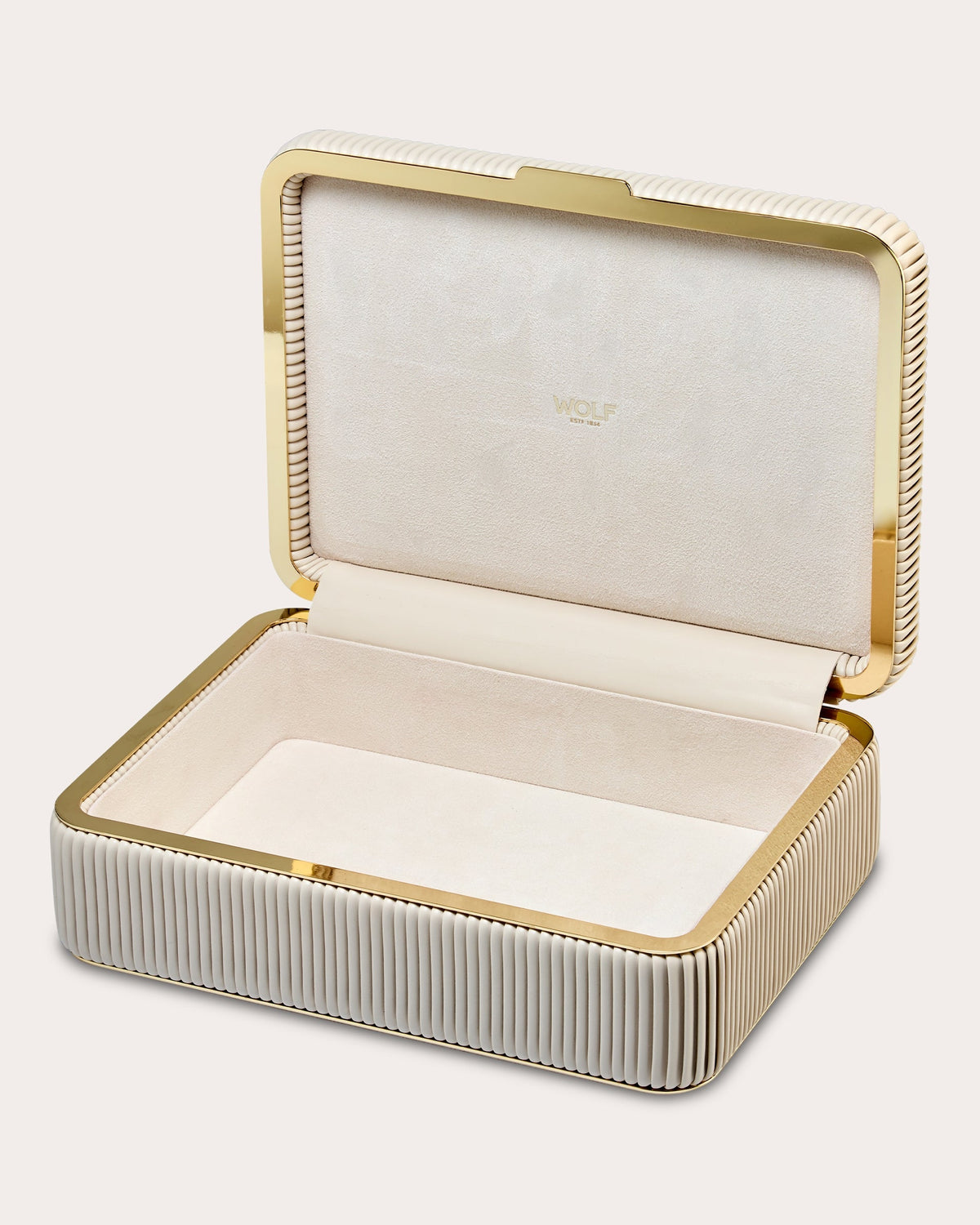 Bella Pleated Medium Jewelry Box