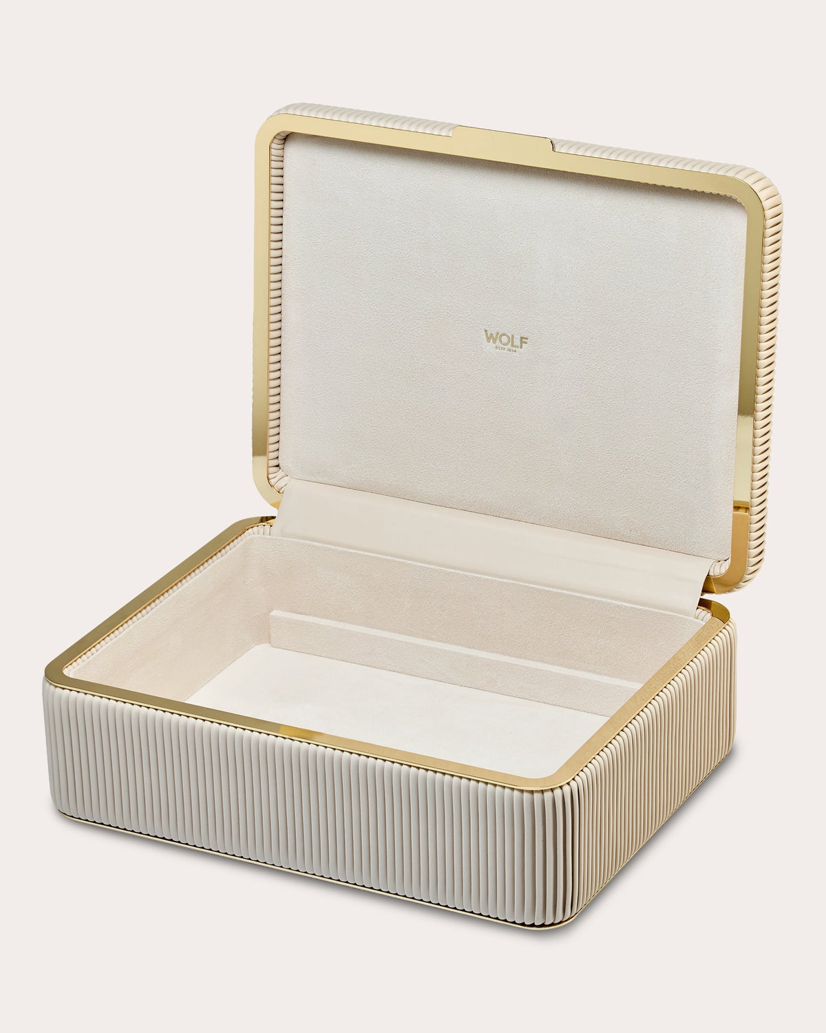 Bella Pleated Large Jewelry Box