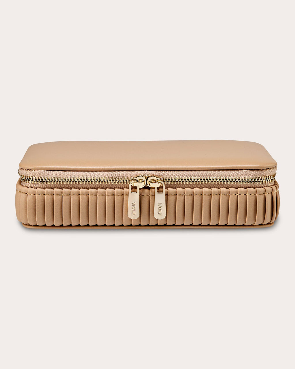 Bella Pleated Zip Jewelry Case