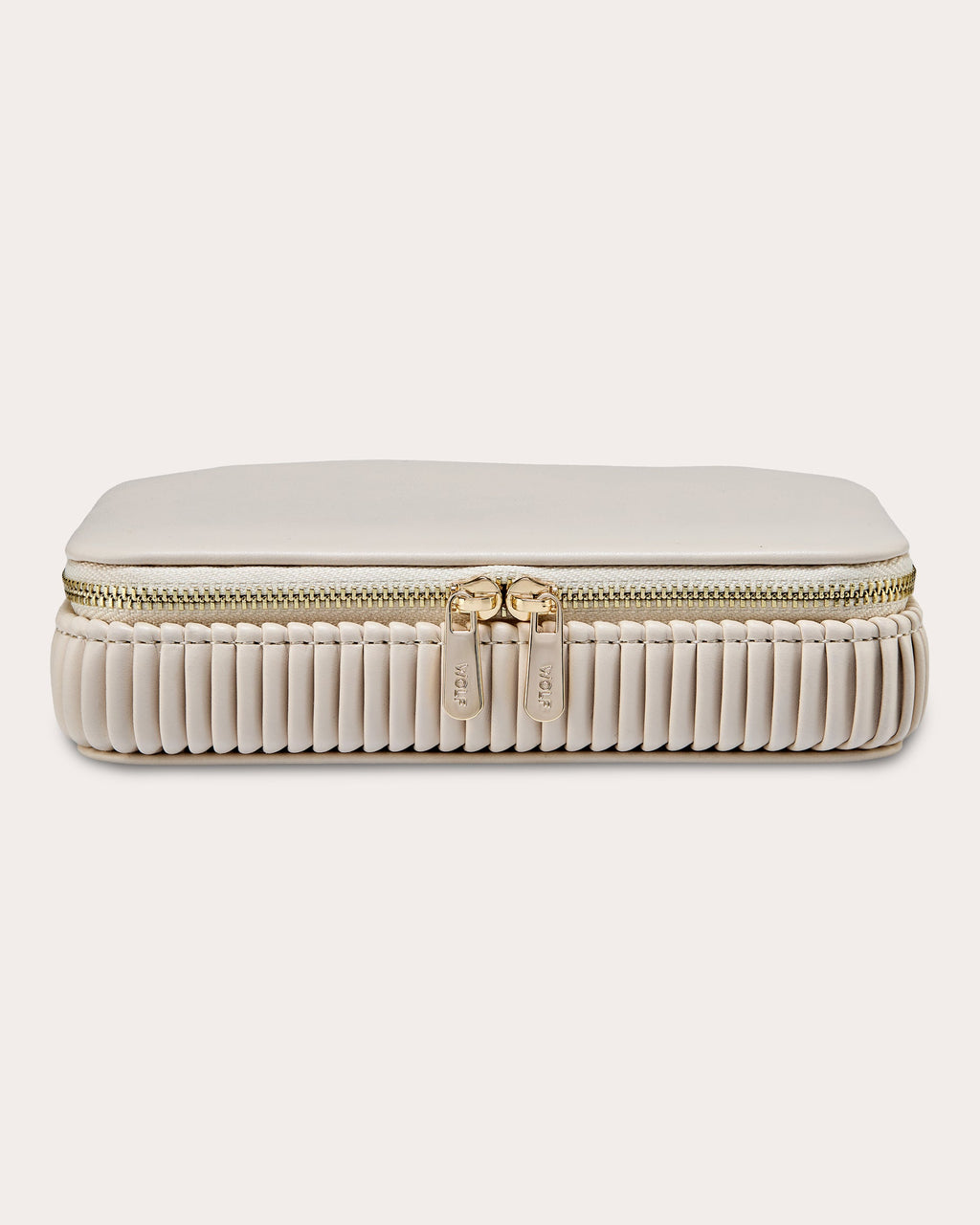 Bella Pleated Zip Jewelry Case