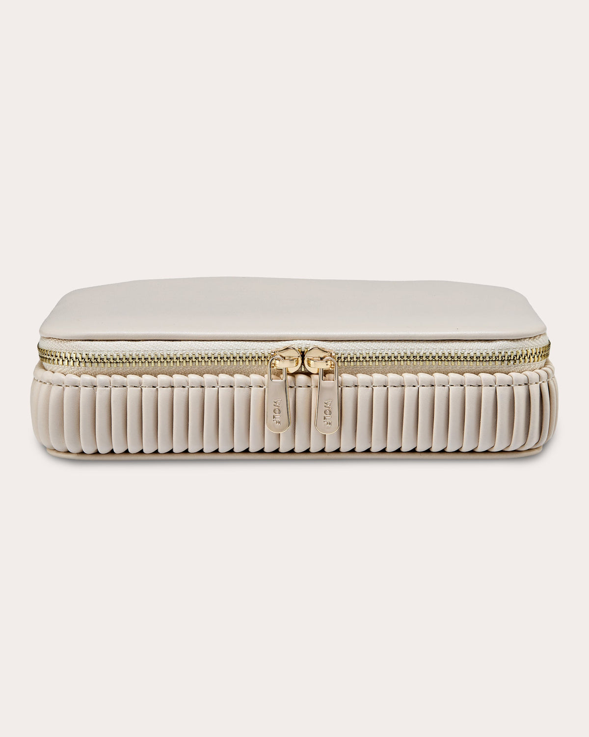 Bella Pleated Zip Jewelry Case