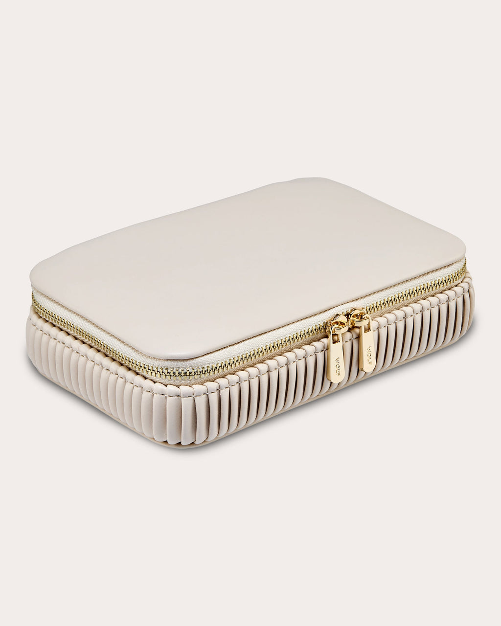 Bella Pleated Zip Jewelry Case