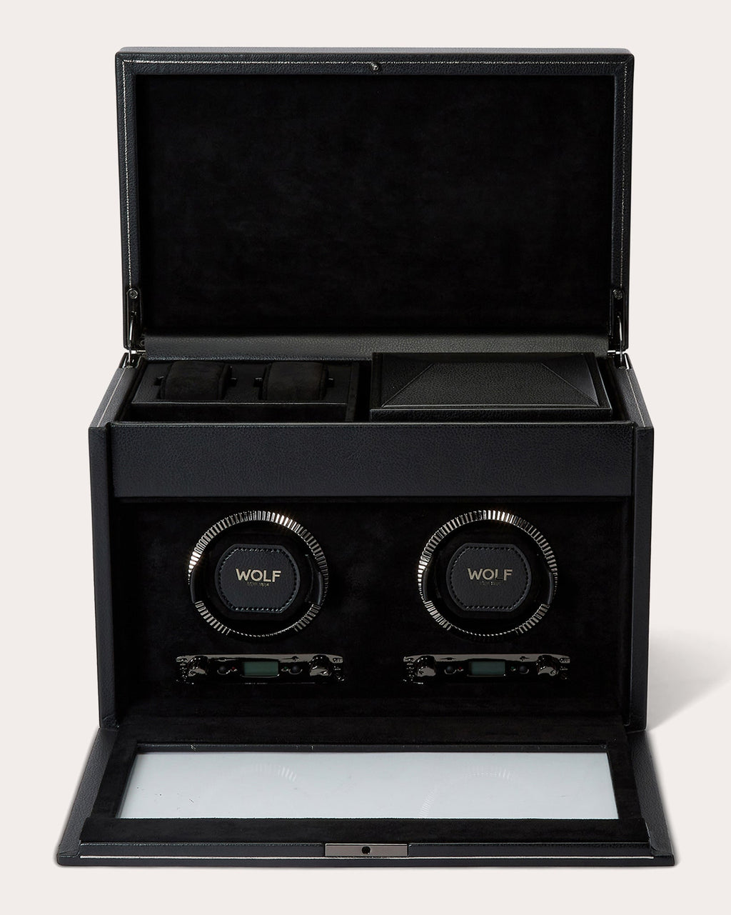 British Racing Double Watch Winder Storage Case