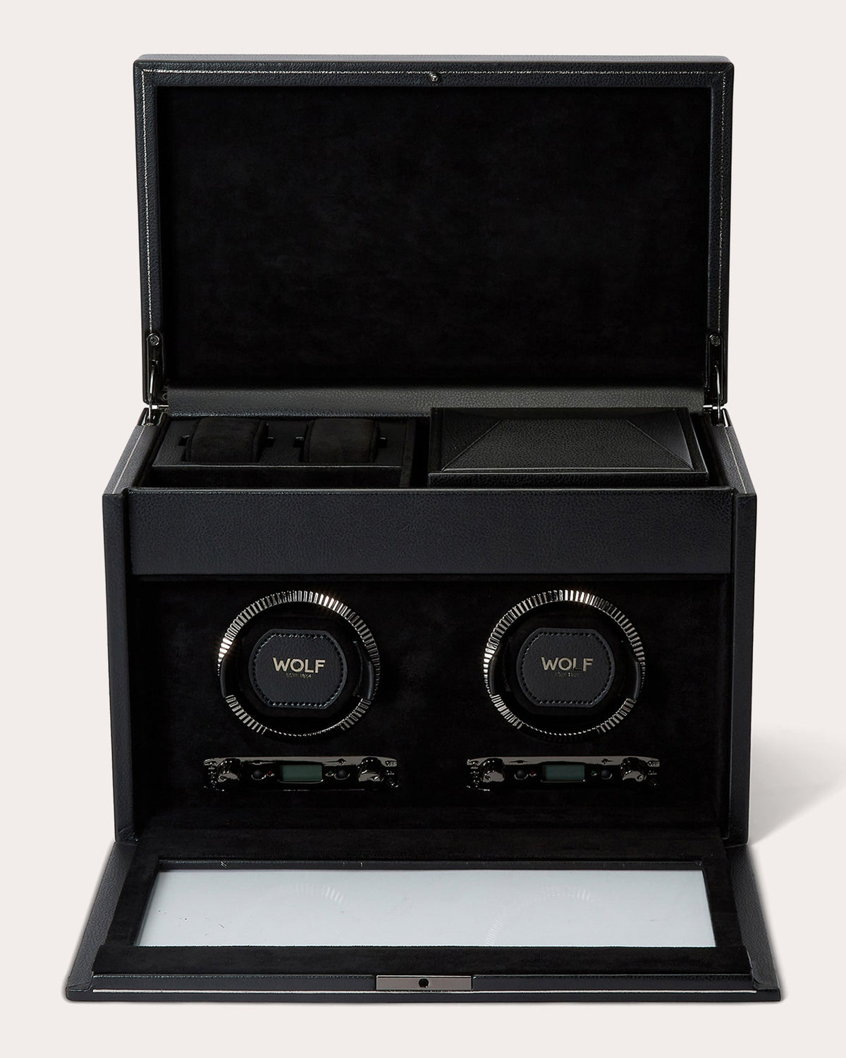 British Racing Double Watch Winder Storage Case