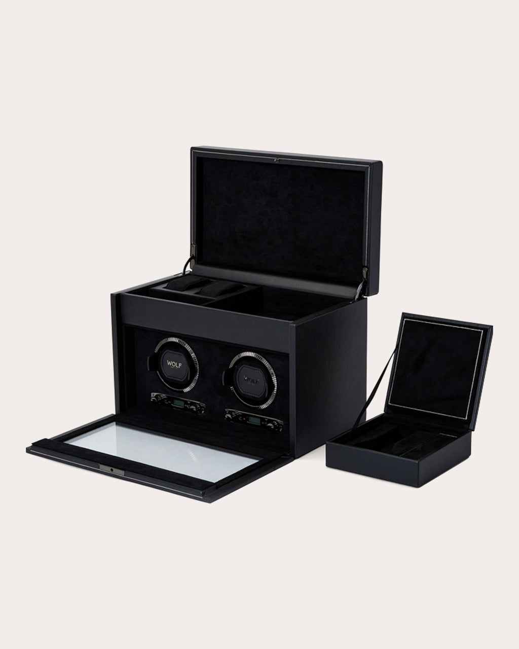 British Racing Double Watch Winder Storage Case