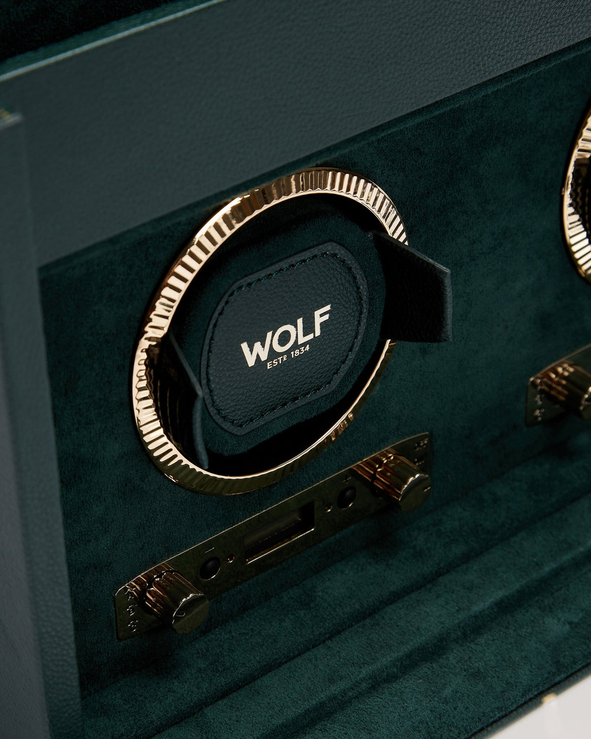British Racing Double Watch Winder Storage Case