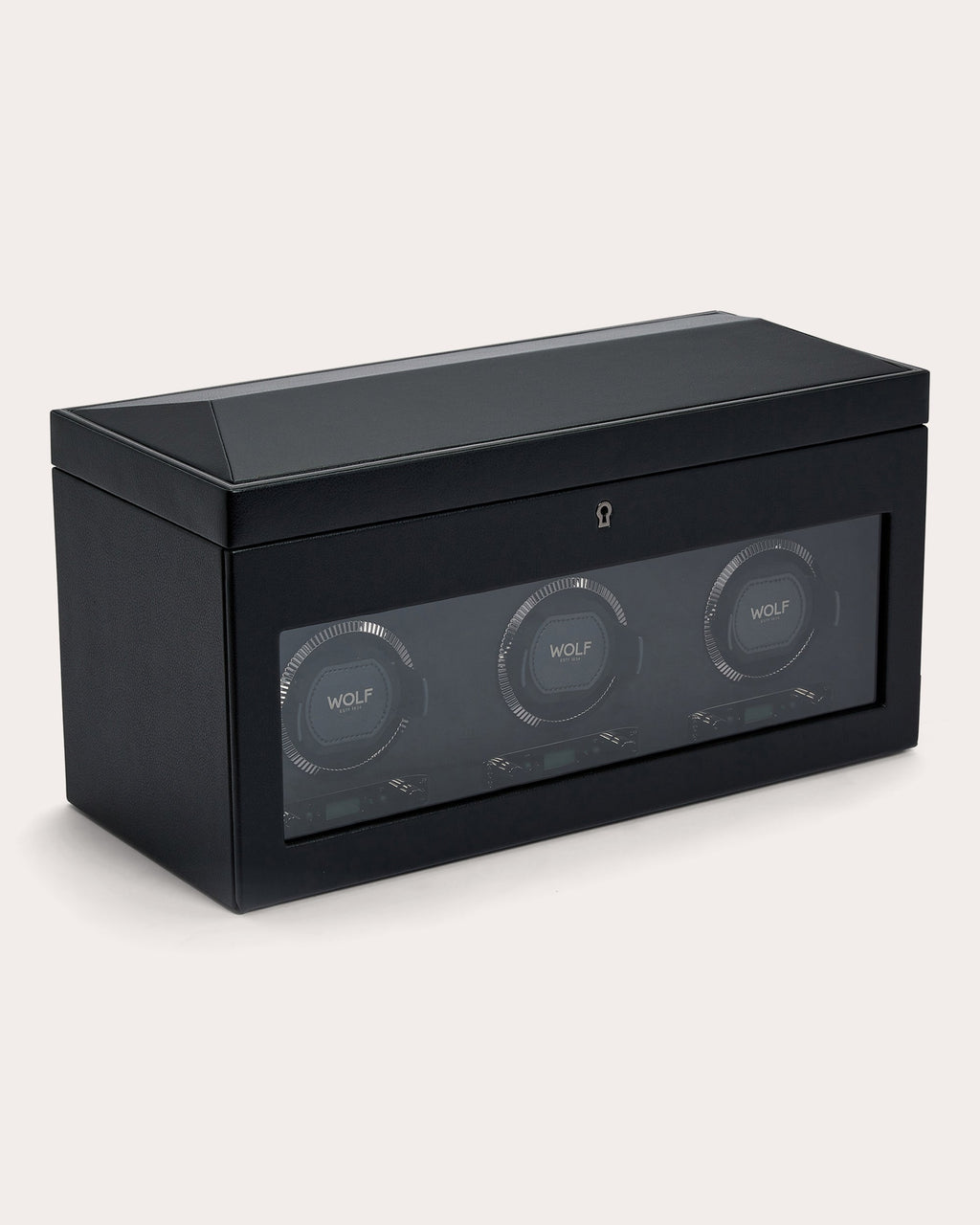 British Racing Triple Watch Winder Storage Case