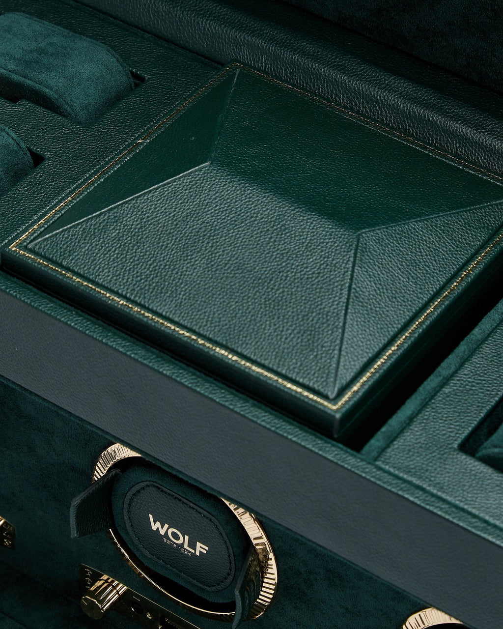 British Racing Triple Watch Winder Storage Case