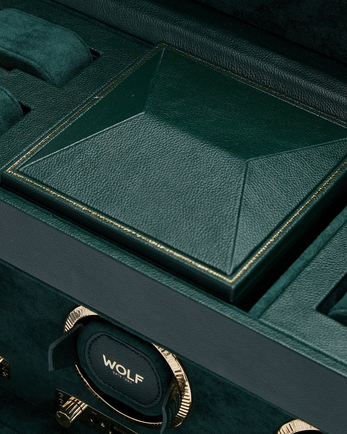 British Racing Triple Watch Winder Storage Case