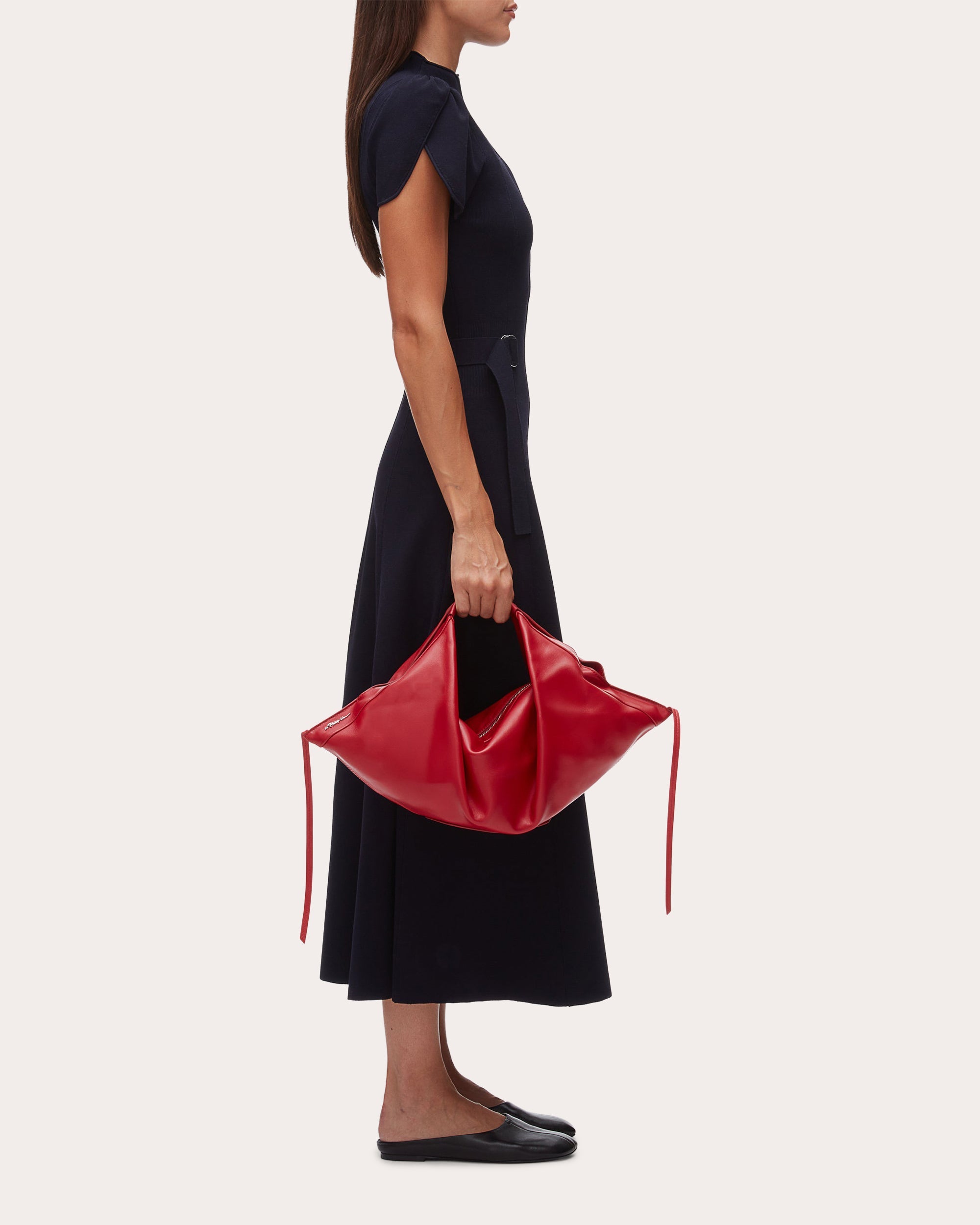 Luna Folded Leather Handbag