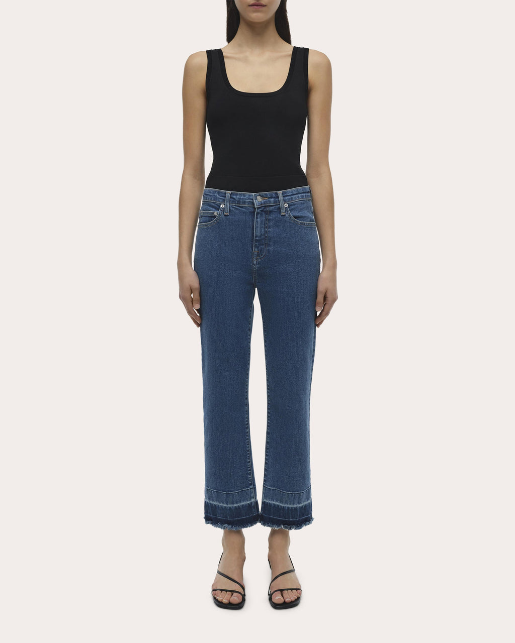 River High-Rise Straight-Leg Jeans