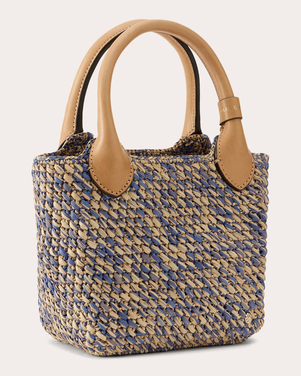 Ampara Crocheted Raffia Mini Tote