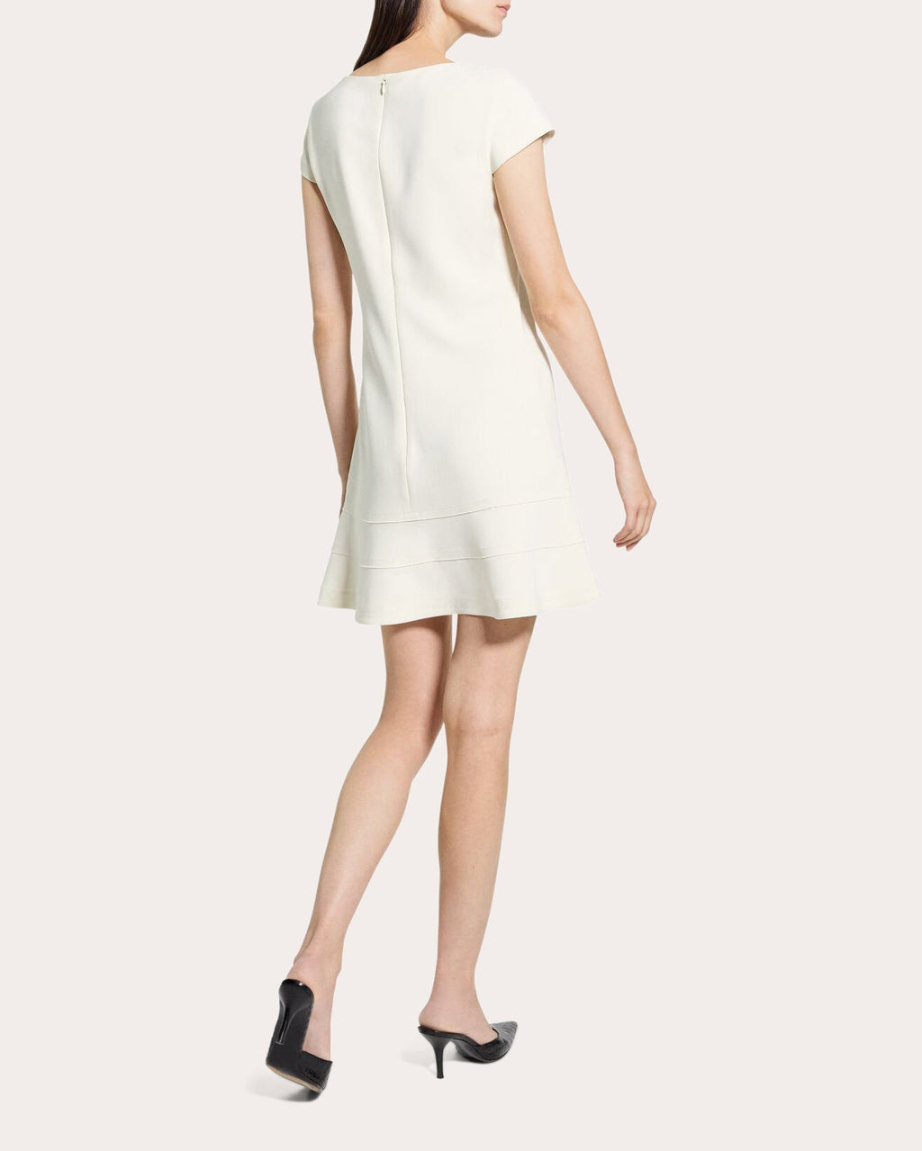 Admiral Crepe Seamed A-Line Mini Dress