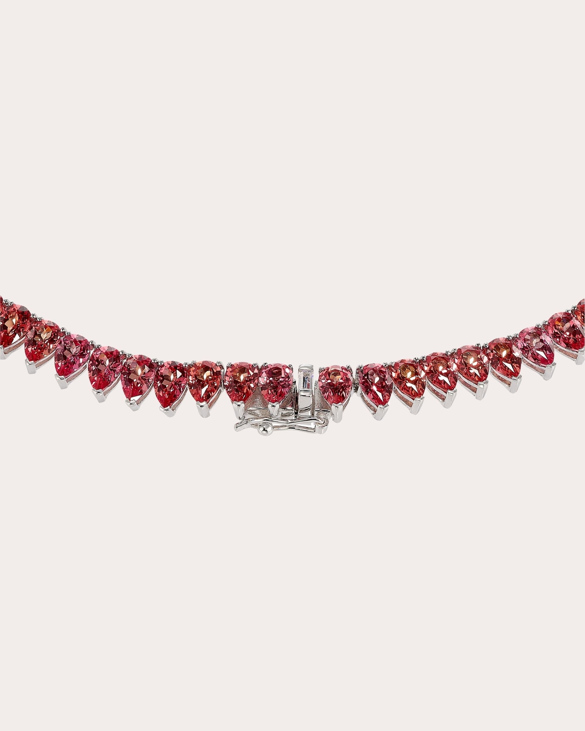 Diamond & Muticolor Sapphire Necklace