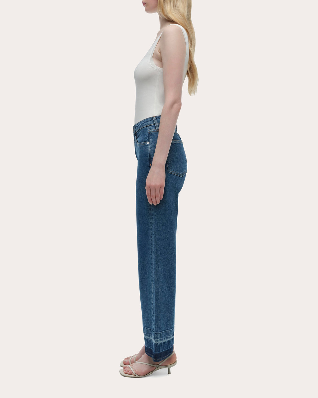 Jude Mid-Rise Wide-Leg Ankle Jeans