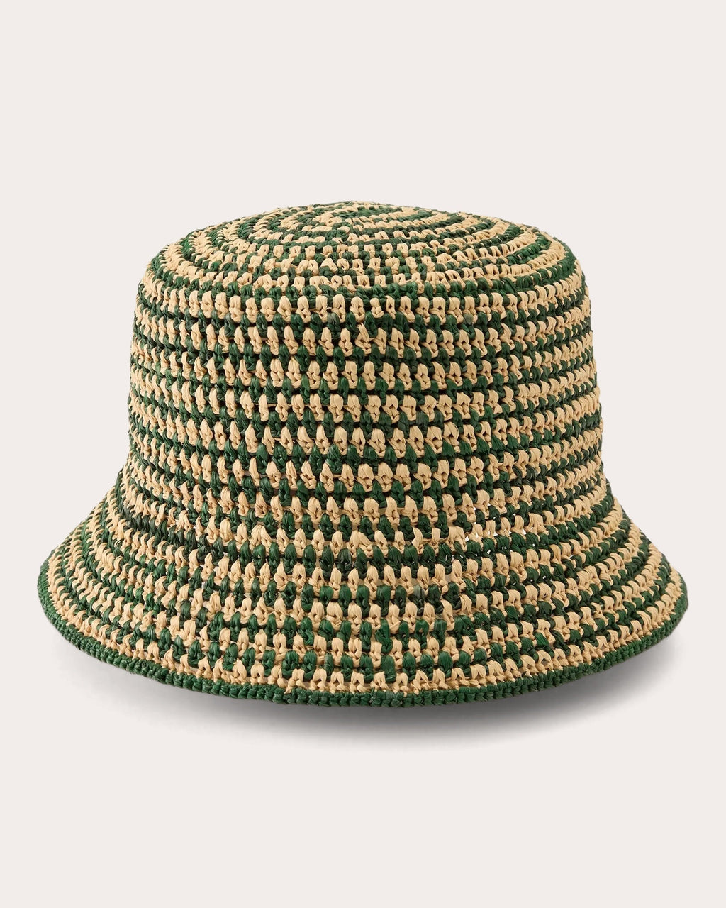 Shashika Crocheted Raffia Bucket Hat