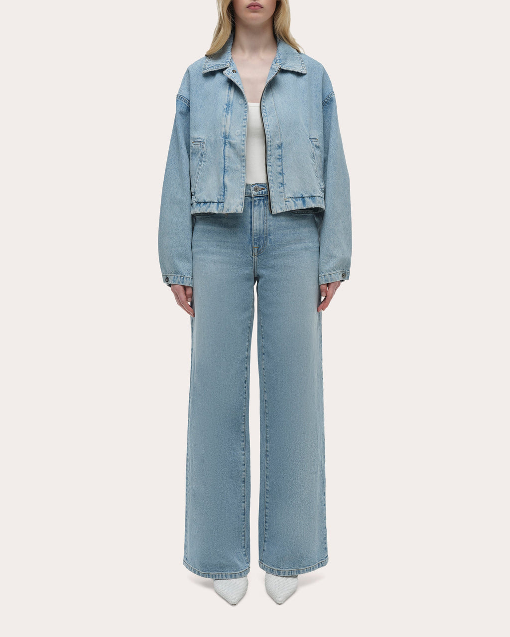 Everli Cropped Denim Jacket