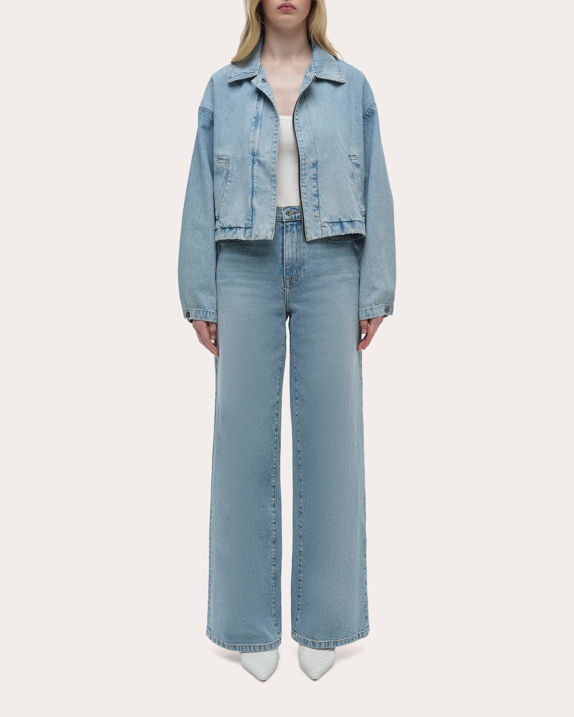 Everli Cropped Denim Jacket