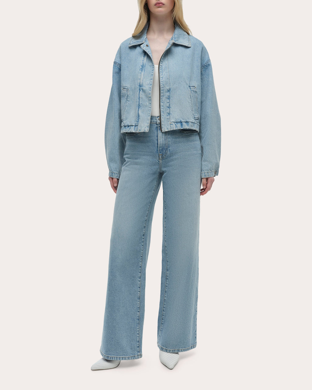 Everli Cropped Denim Jacket