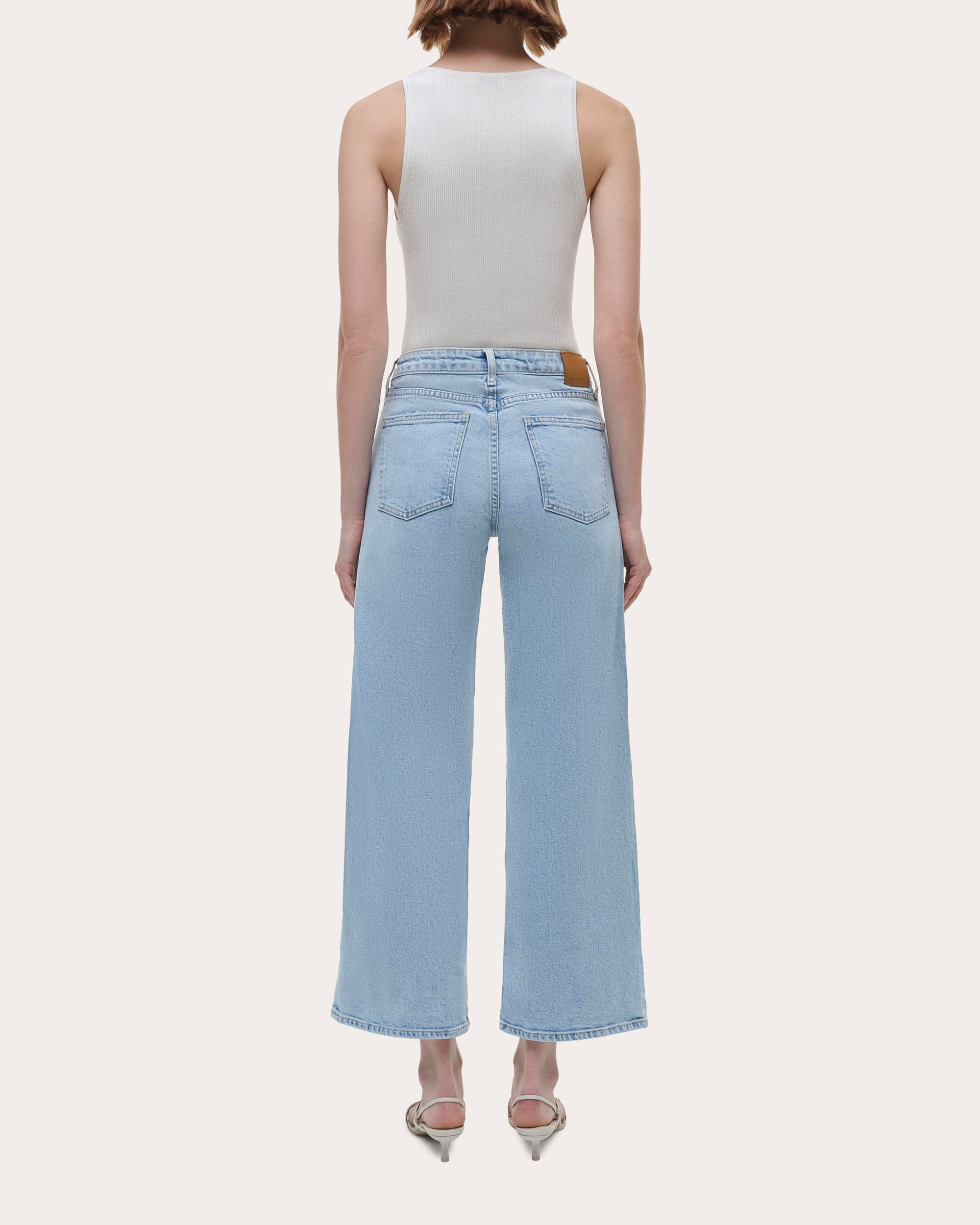 Jude Cropped Wide-Leg Jeans