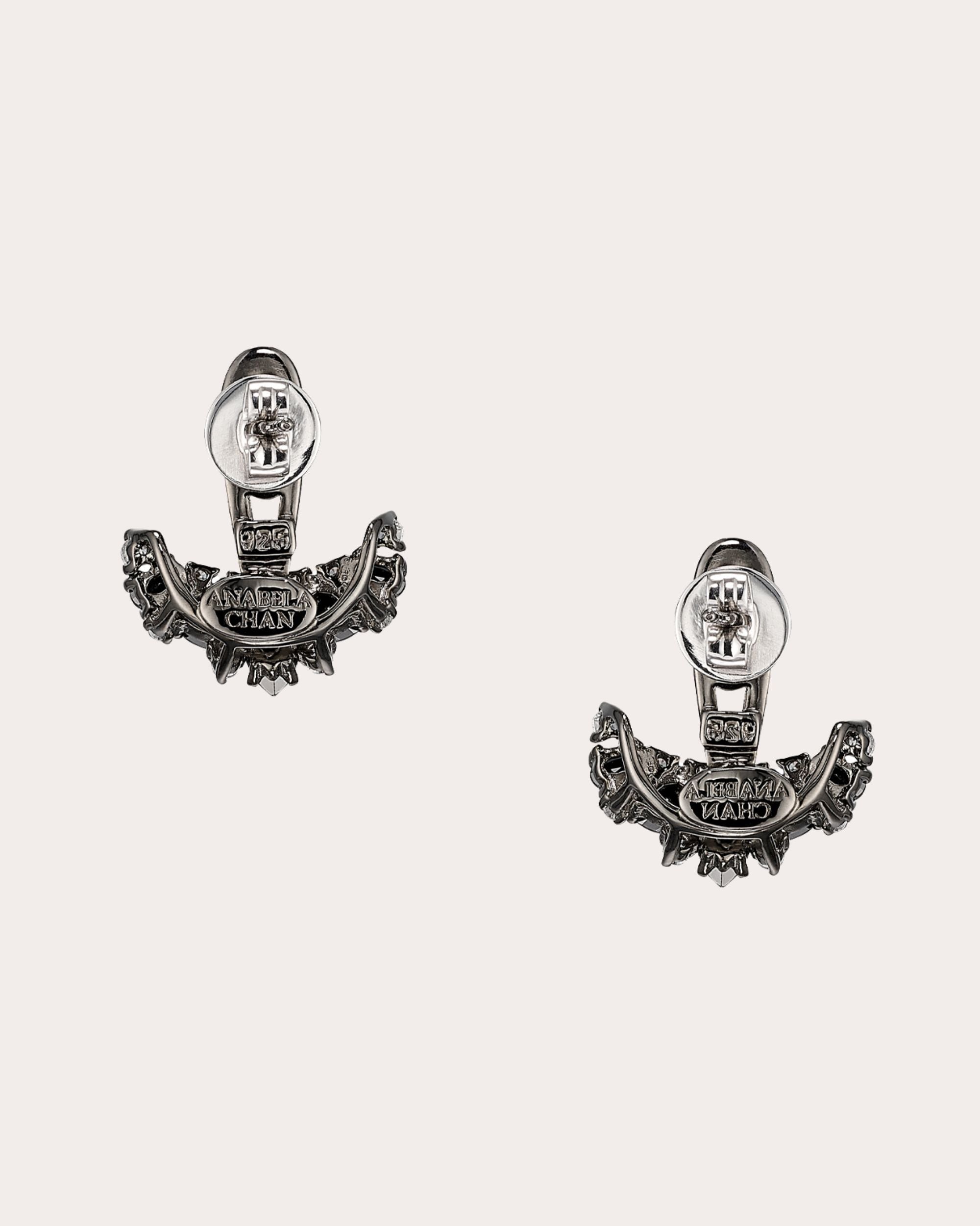 Black Diamond Twinkle Ear Jackets