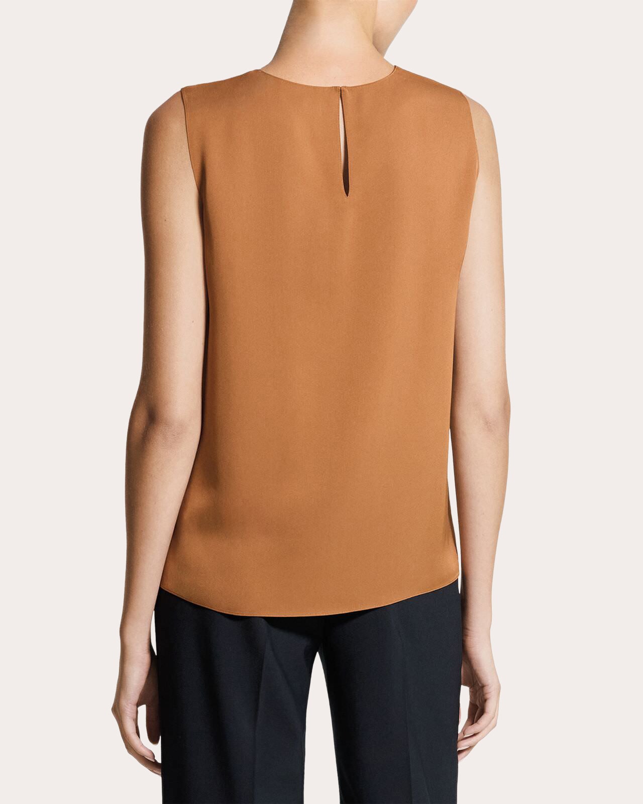 Silk Georgette Shell Top