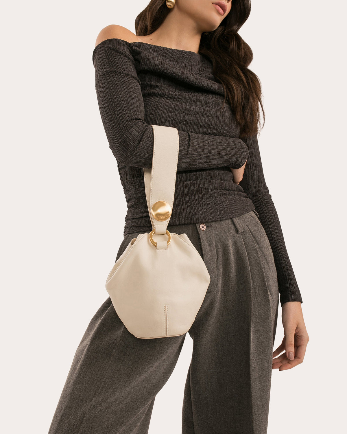 9PM Leather Shoulder Bag