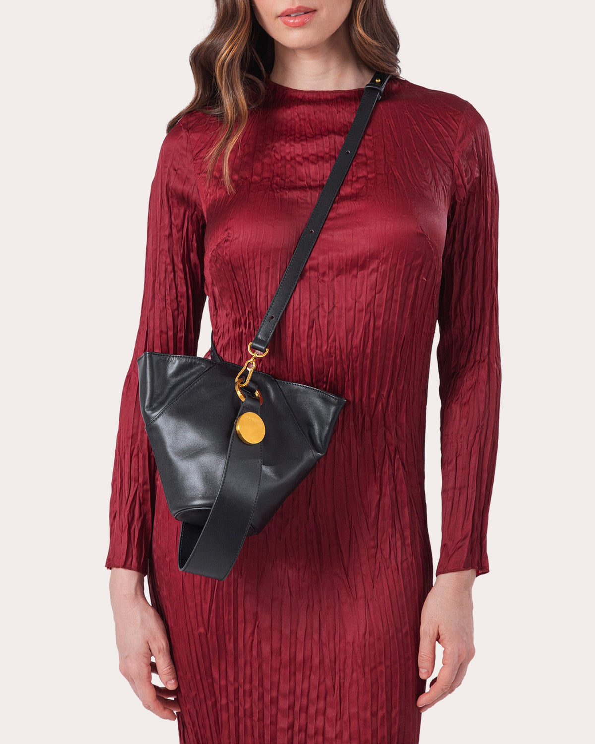 9PM Leather Shoulder Bag