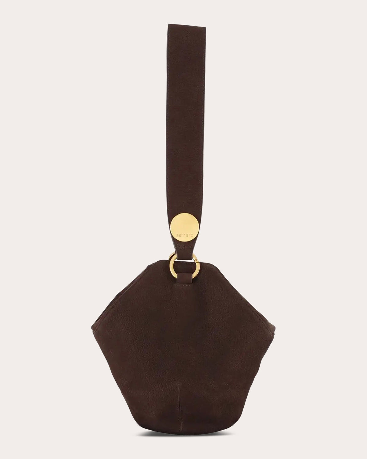 9PM Suede Maxi Bucket Bag