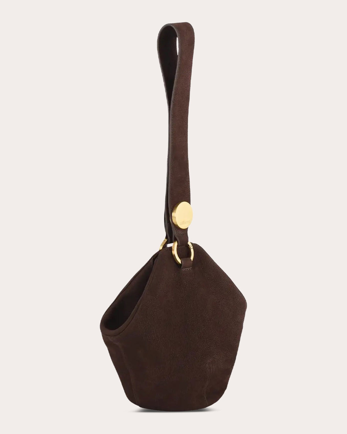 9PM Suede Maxi Bucket Bag