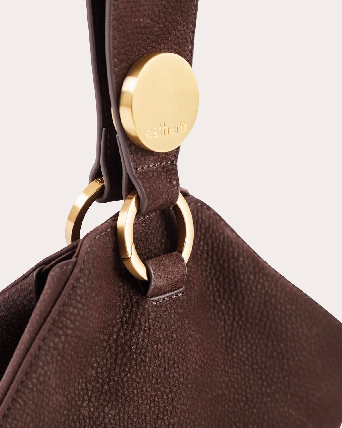 9PM Suede Maxi Bucket Bag