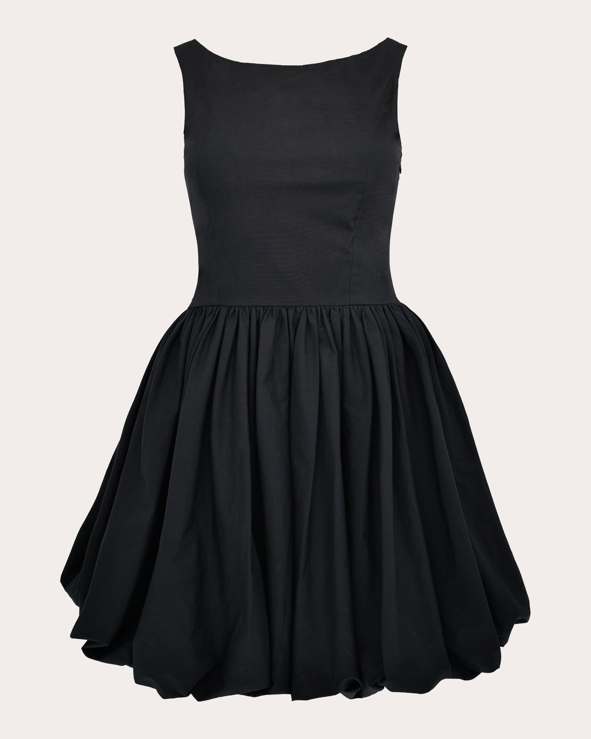 Ananya Gathered Poplin Mini Dress