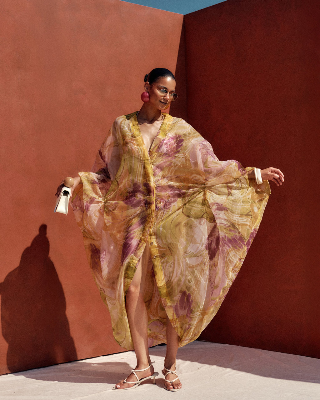 Labu Vibra Sheer Organza Bubble Robe