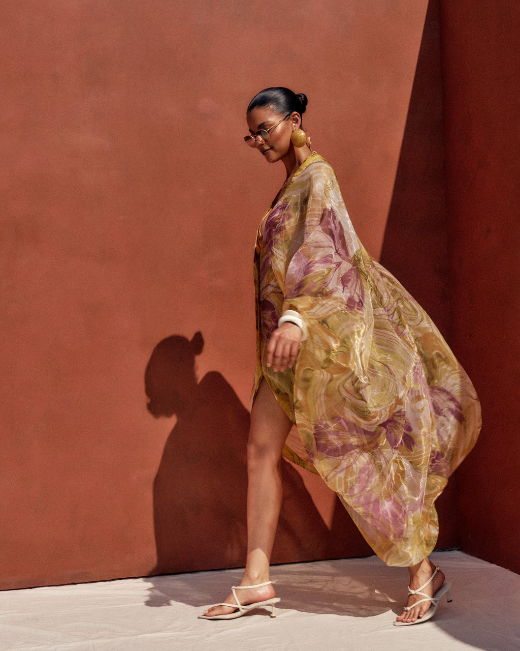Labu Vibra Sheer Organza Bubble Robe