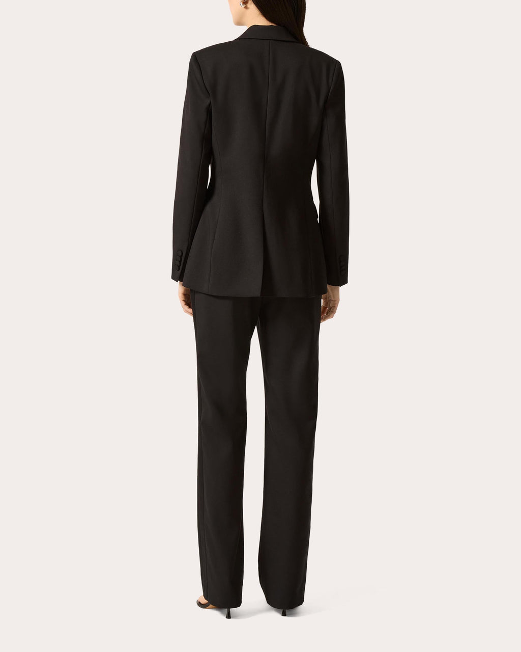 Seasonless Wool Silk-Lapel Tuxedo Blazer