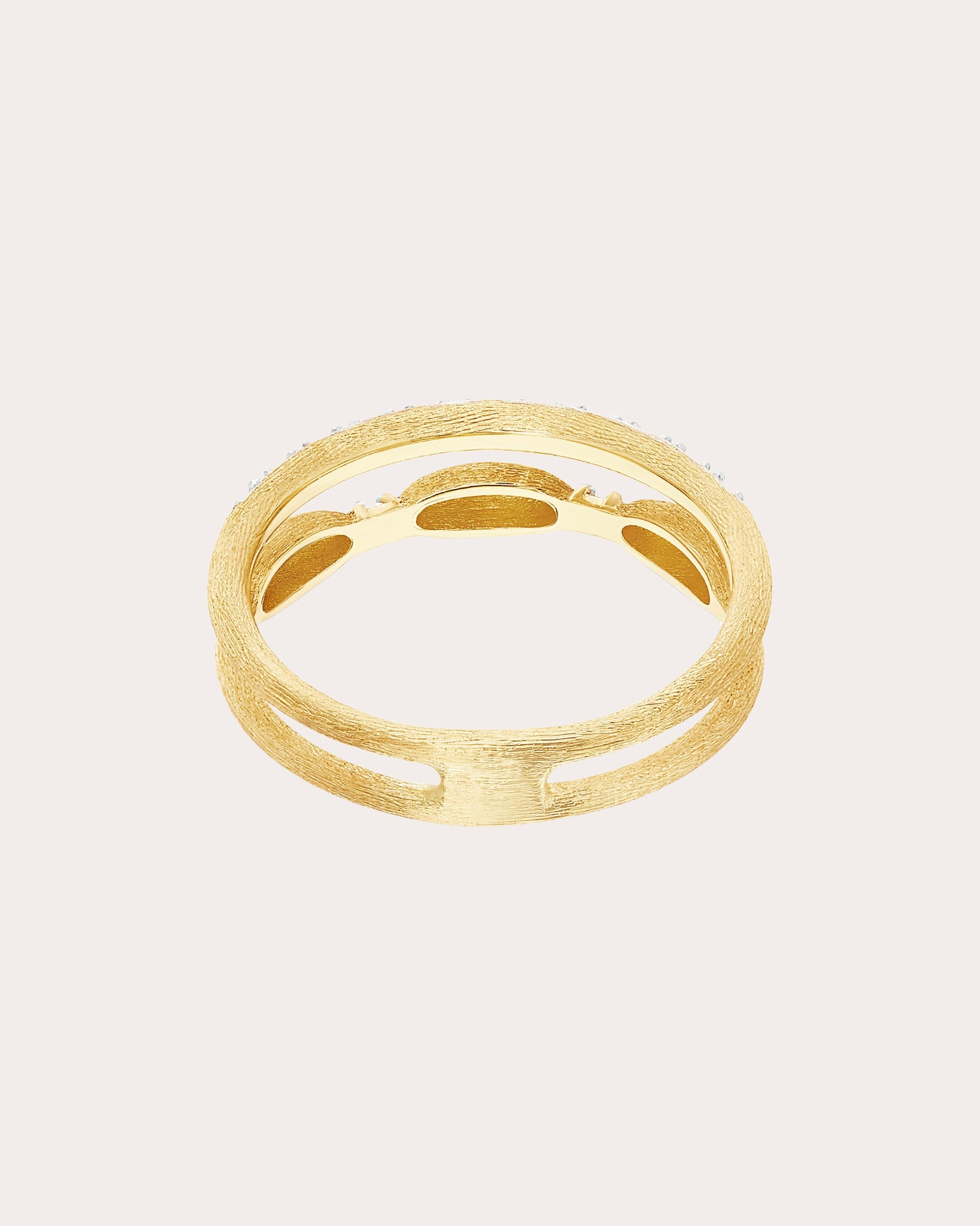 Diamond & 18k Gold Élite Double-Band Ring