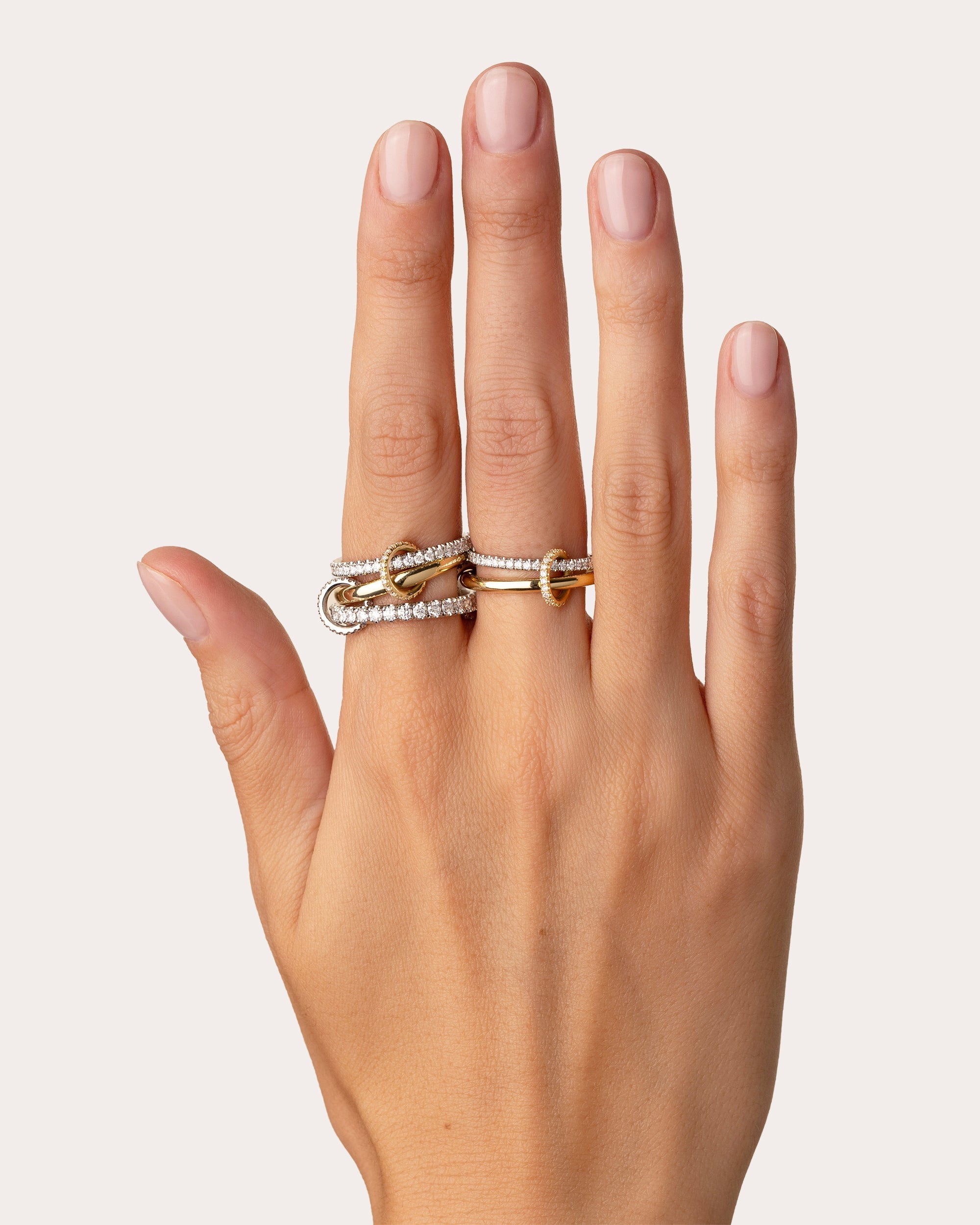 Diamond & 18k Gold Two-Tone Alia Ring