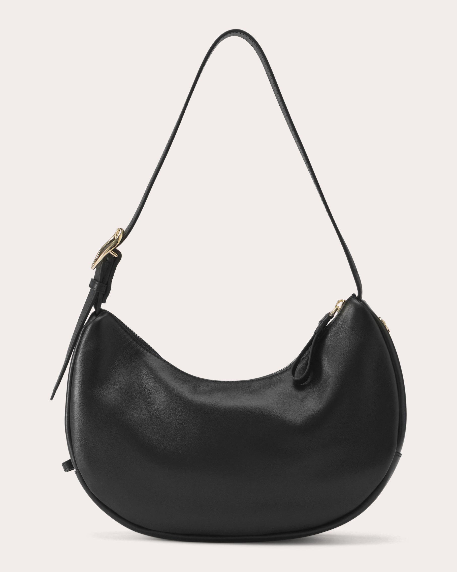 Amani Leather Hobo Bag