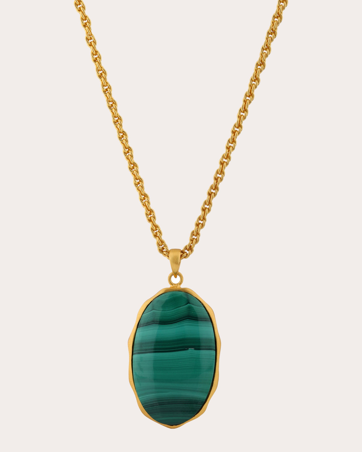 Malachite Amazonia Pendant Necklace
