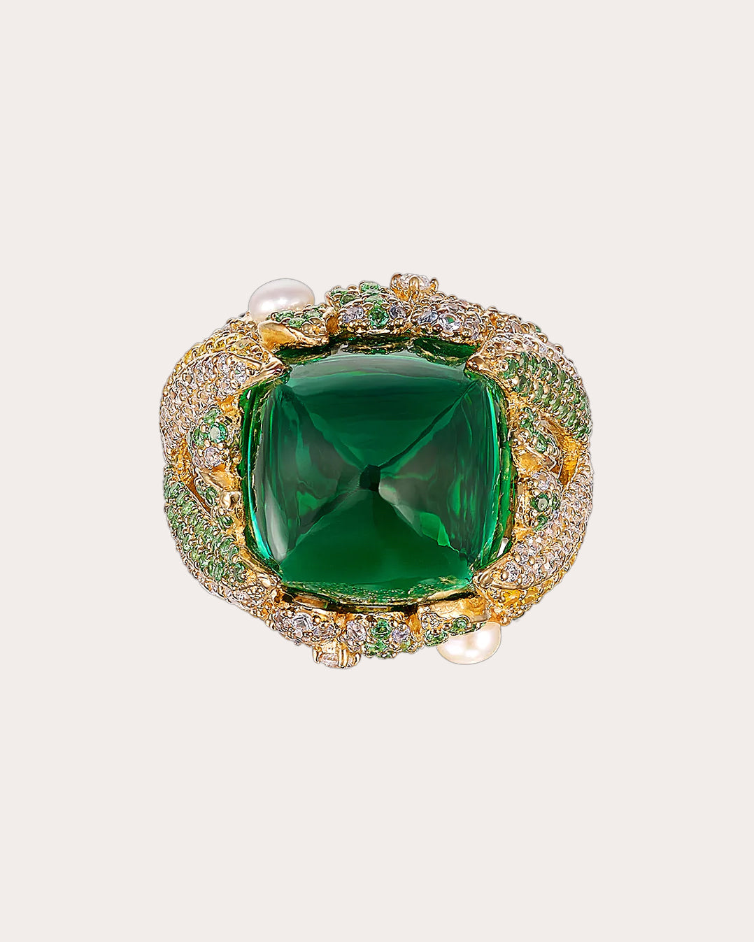 Emerald Sugarloaf Berry Ring