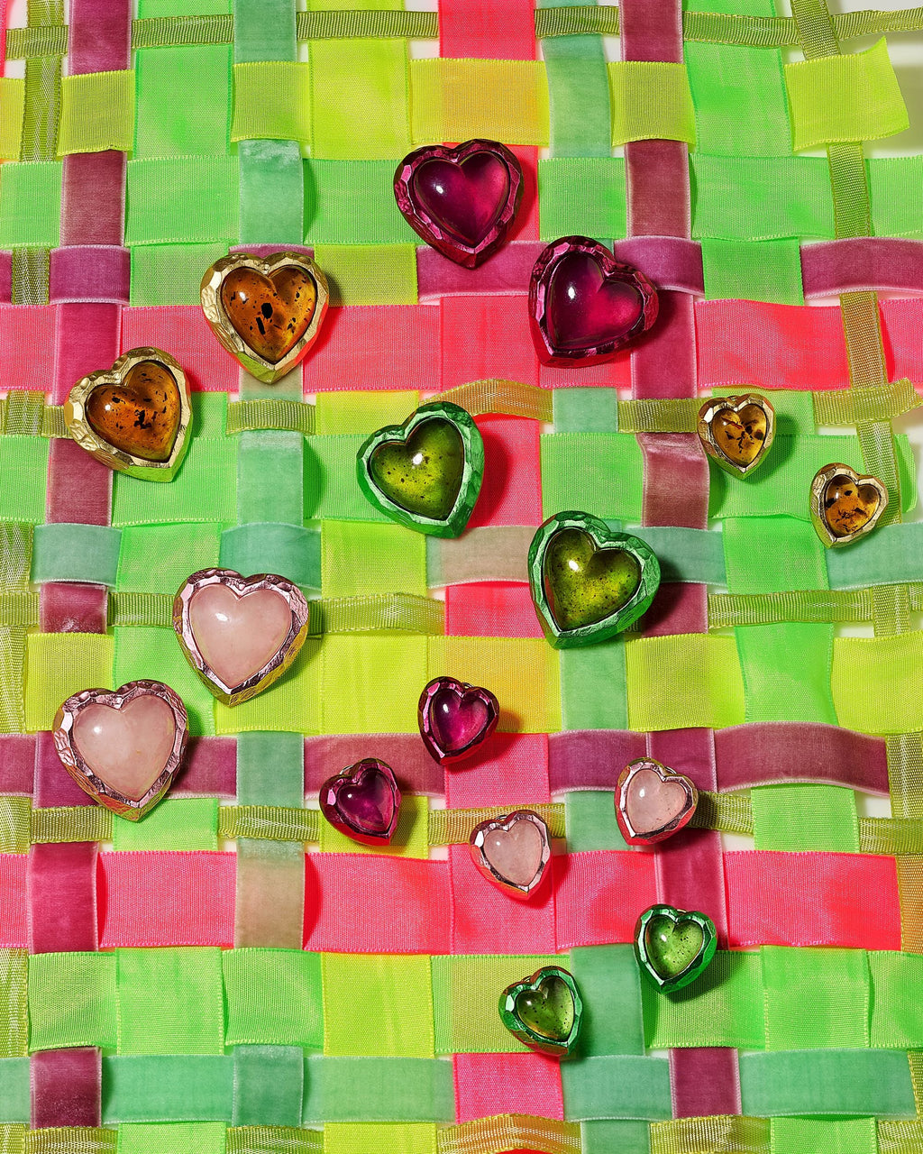 Fruit Gem™ Apple Heart Stud Earrings