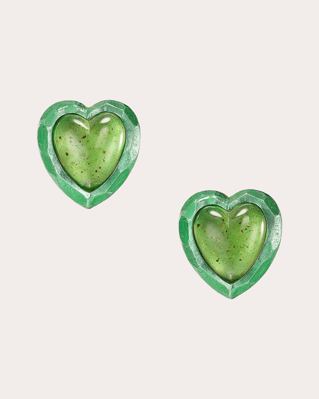 Fruit Gem™ Apple Heart Stud Earrings
