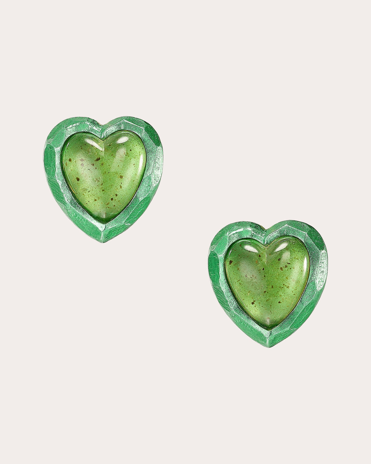 Fruit Gem™ Apple Heart Stud Earrings