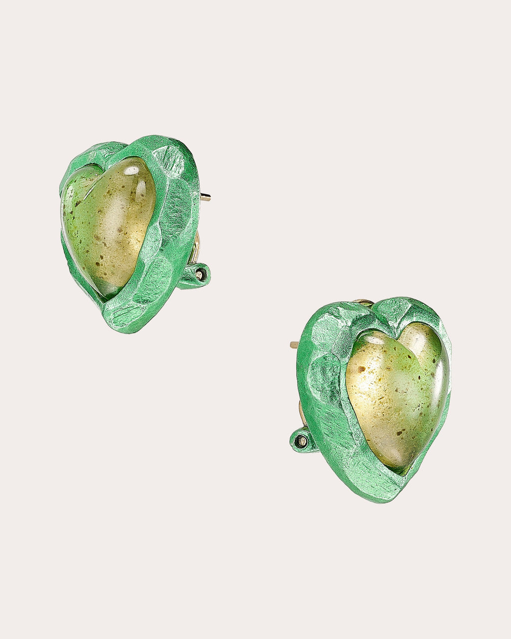 Fruit Gem™ Apple Heart Stud Earrings