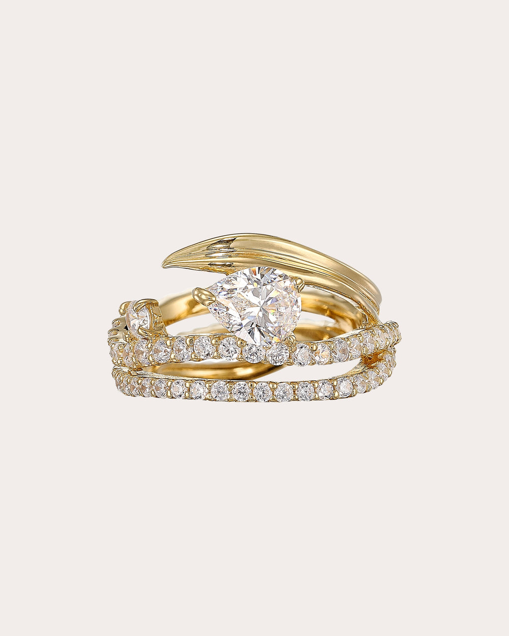 Diamond Blades of Grass Ring