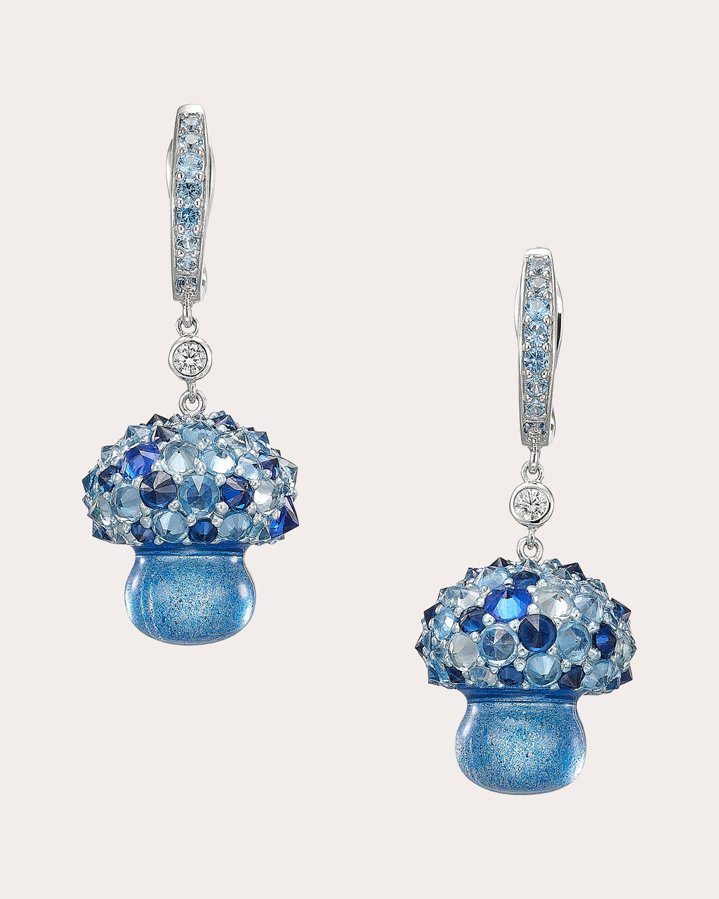 Blue Spirulina Fruit Gem™ Virosa Drop Earrings